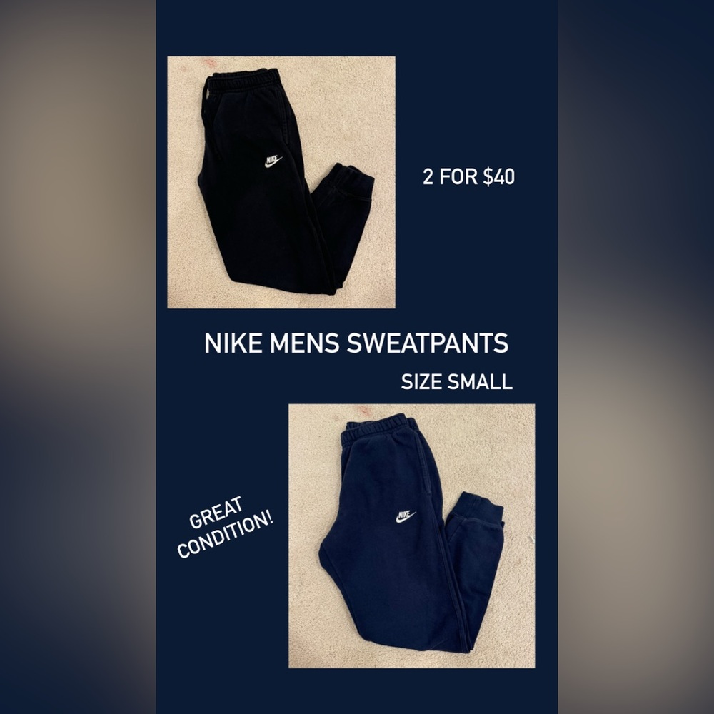 Nike Black/Navy Men's Sweatpants